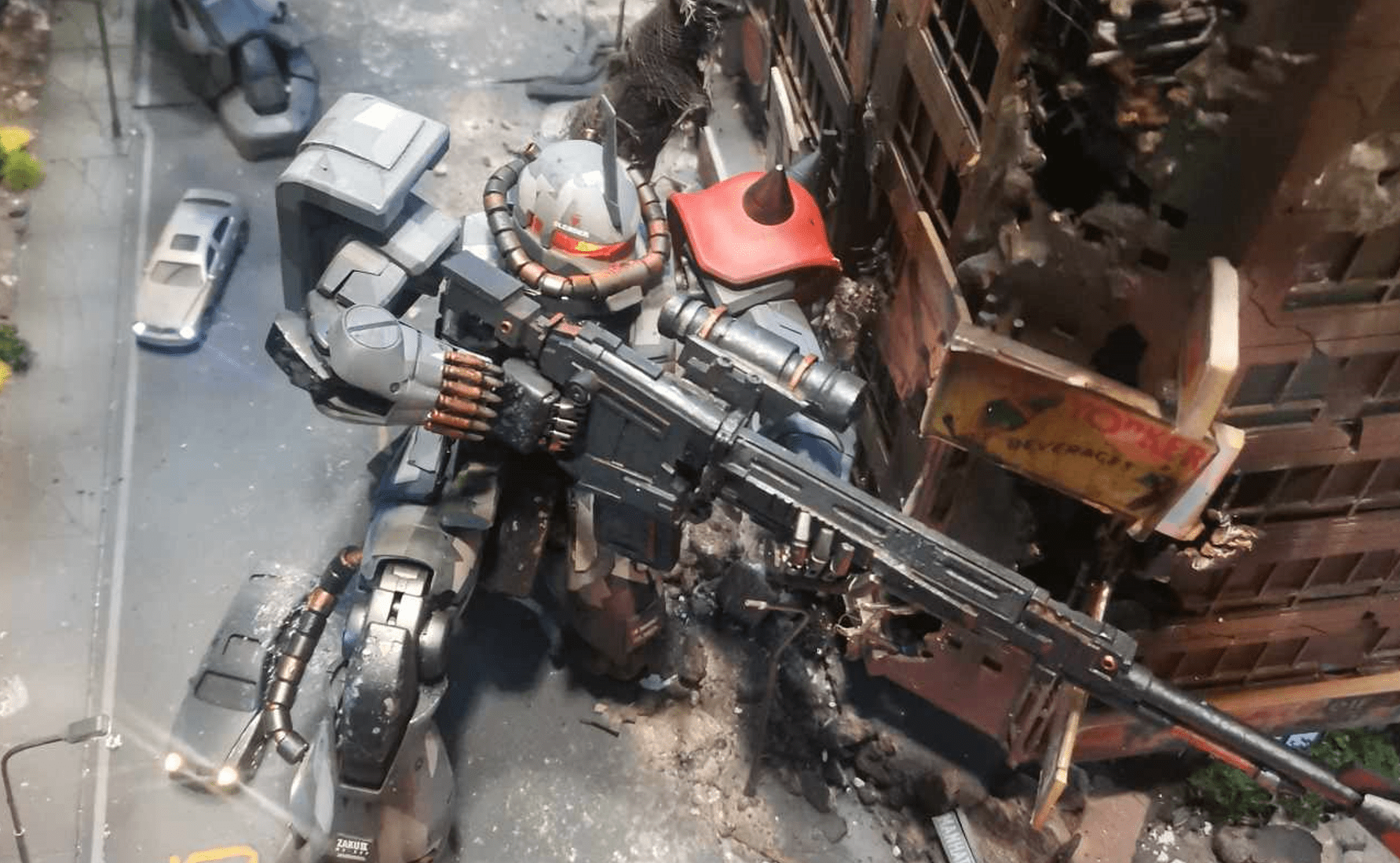 Mr.10's Build 'Open Battle'Gundam Realism and Artistry Diorama