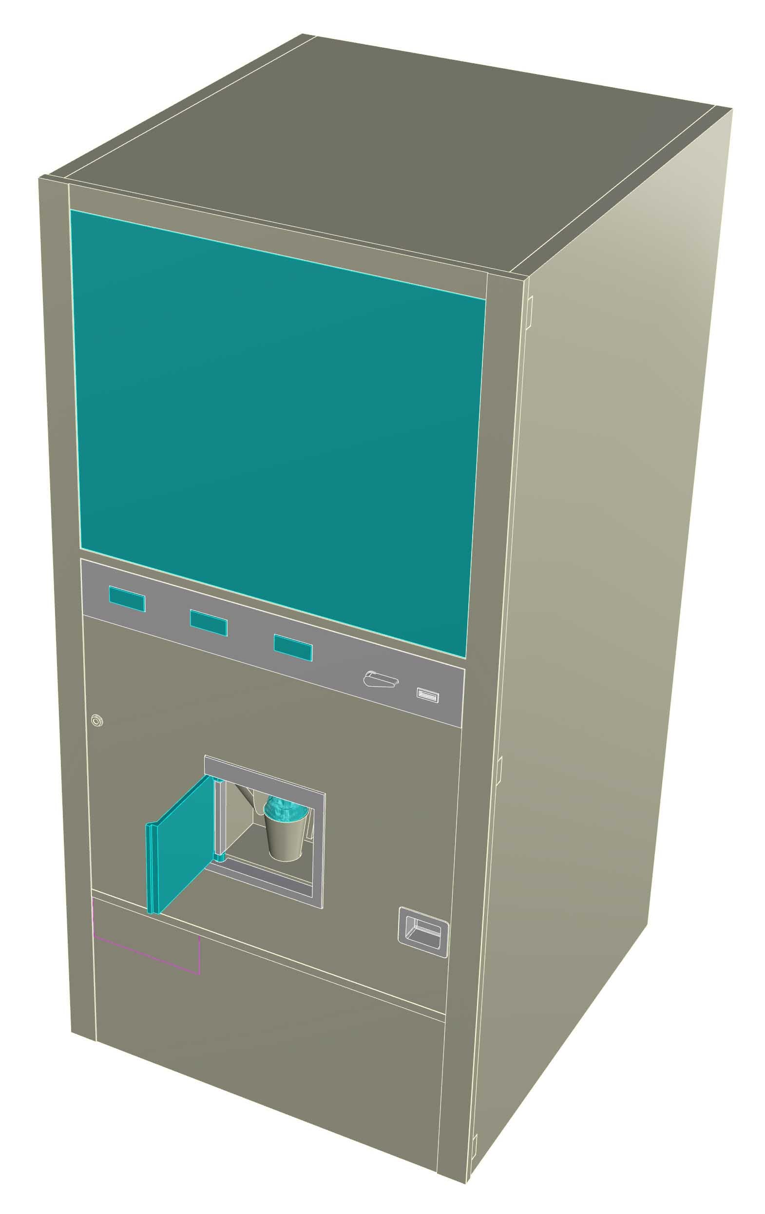Hasegawa 1/12 NOSTALGIC VENDING MACHINE (Shaved ice)