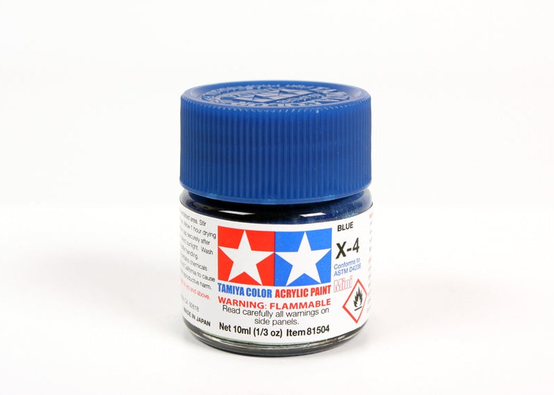 Tamiya Acrylic Mini X-4 Blue (10ml)