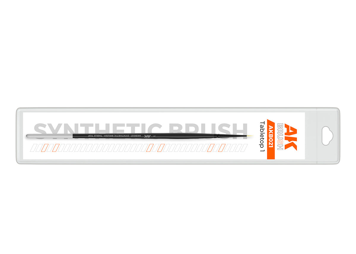 AK Interactive Synthetic Tabletop Brush - 1