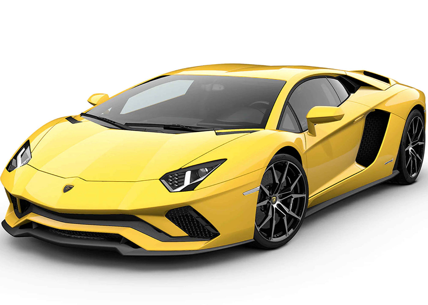 Aoshima 1/32 SNAP KIT #12-B Lamborghini Aventador S (Pearl Yellow)