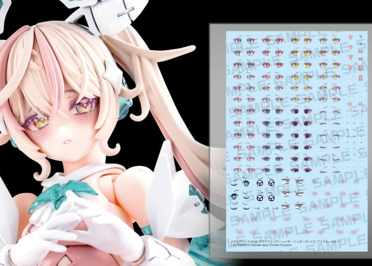 Megami Device Desire Maiden Raider Sugar Glaze Eye Decal Set
