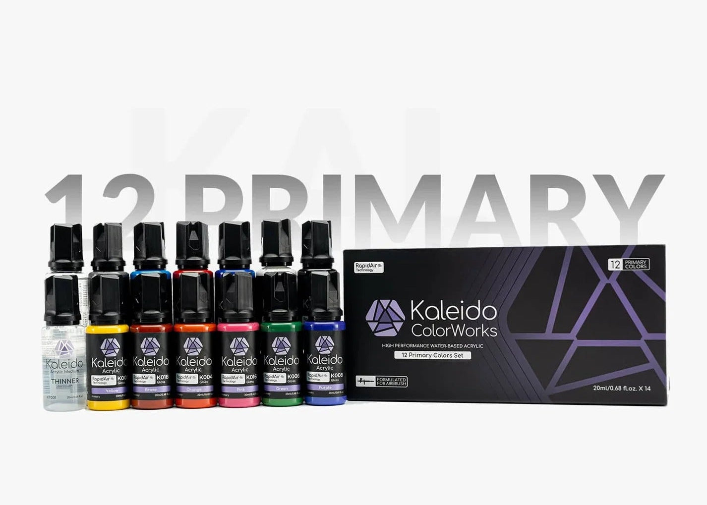 12 Color Primary Set