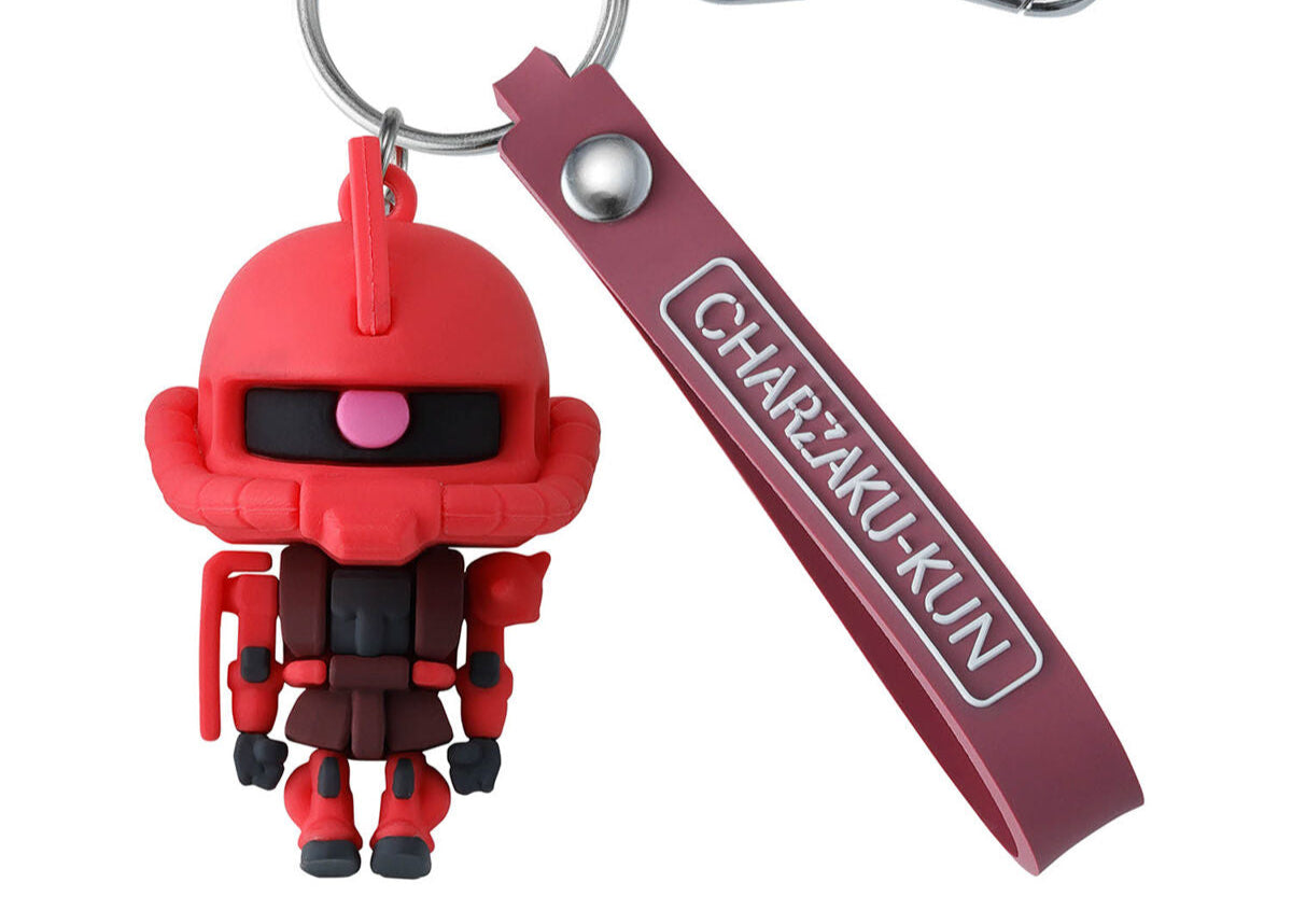 Mobile Suit Gundam CharZaku-kun Rubber Mascot Keychain