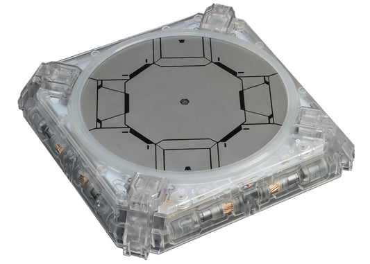 MOSHOW A01 LED Auto Rotating Display Base (White)