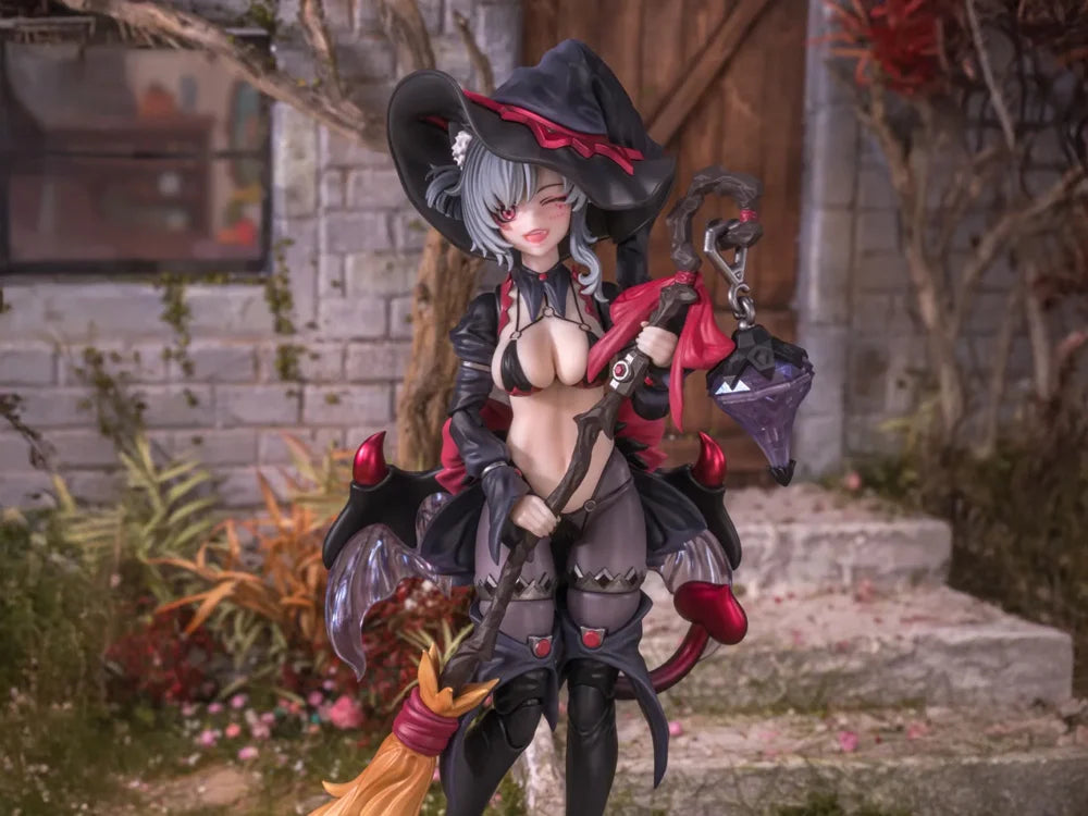 Witch of the Other World Apprentice Witch Hoshikawa Cat (Black Hair Ver.) 1/12 Scale Action Figure