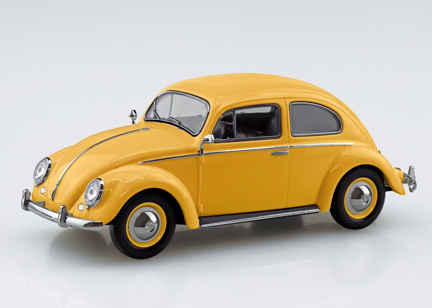 Aoshima 1/32 SNAP KIT #20-PY Volkswagen Beetle (Postal Yellow)