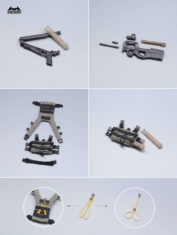 Pocket Art Series Security Guard Hiyo Reizei 1/12 Scale Action Figure