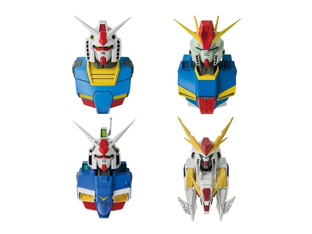 Mobile Suit Gundam Ichibansho Zakka Gundam MS Head Box of 4