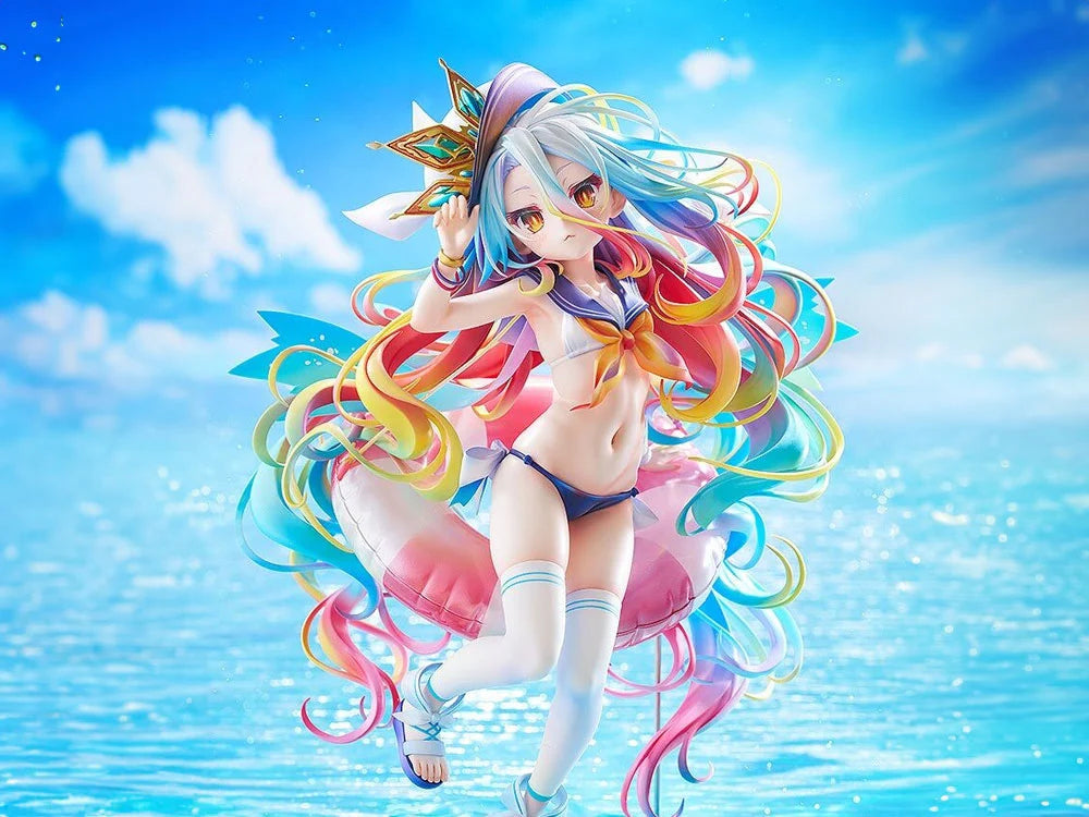 No Game No Life Shiro (Sailor-Style Swimsuit Ver.) 1/7 Scale Figure