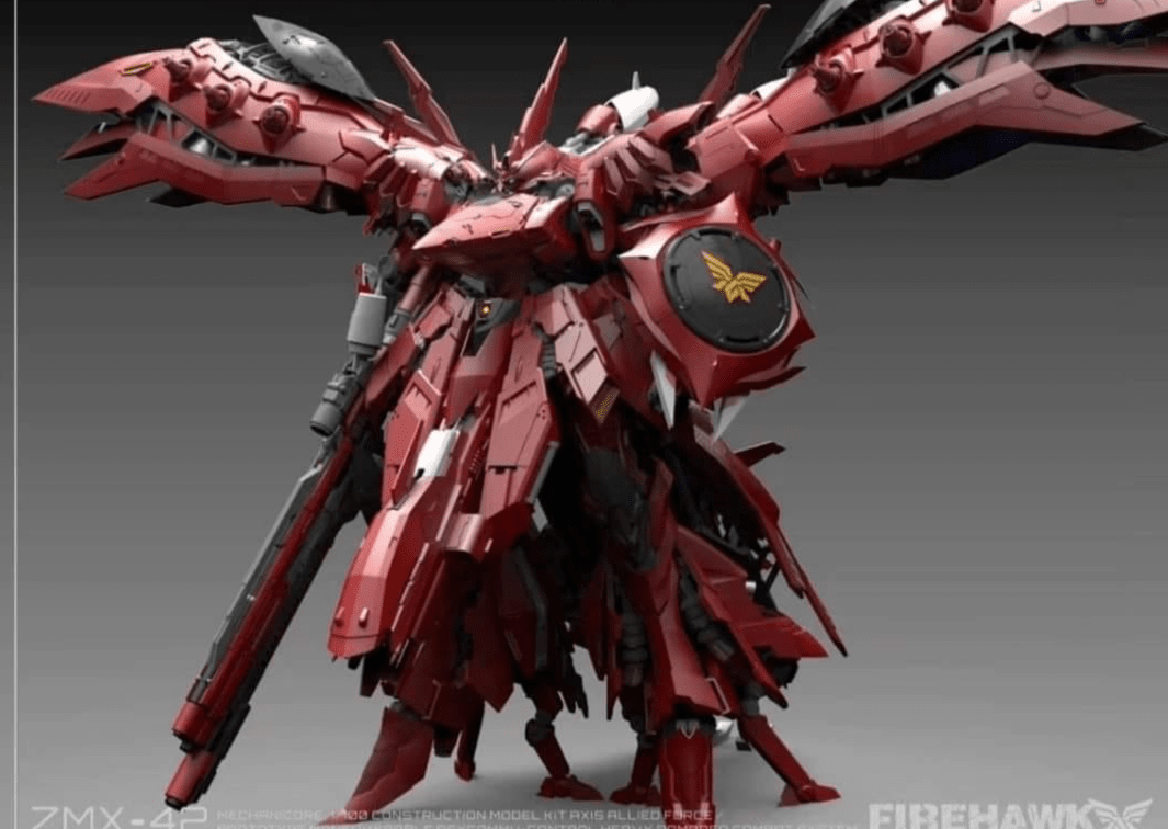 Mechanicore 1/100 ZMX42 Firehawk Model Kit – USA Gundam Store Mechanicore 1/100 ZMX42 Firehawk Model Kit – USA Gundam Store