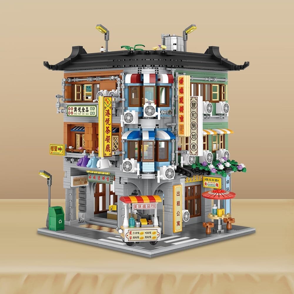 LOZ Ideas 1052 Corner Commercial Building – USA Gundam Store