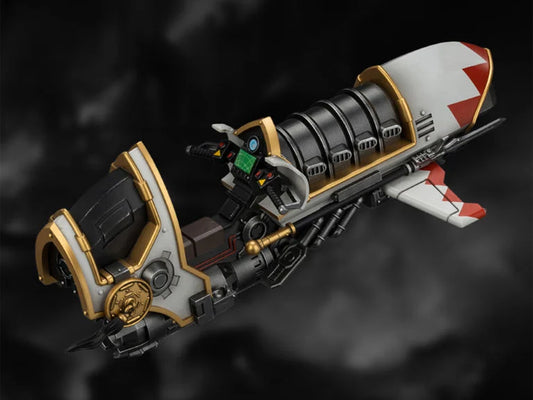 Warhammer The Horus Heresy White Scars Legion Shamshir Jetbike with Kontos Power Lance 1/18 Scale Vehicle
