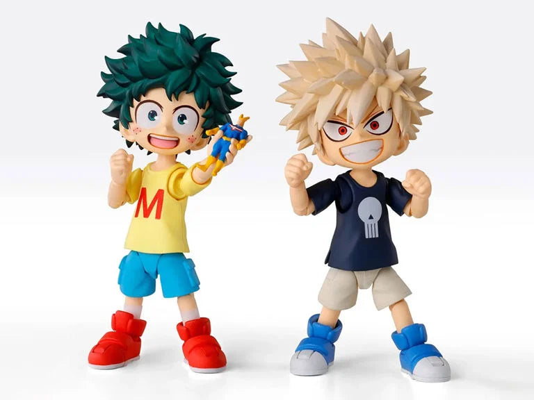 My Hero Academia S.H.Figuarts Izuku Midoriya & Katsuki Bakugo (Childhood Set) Action Figure Set