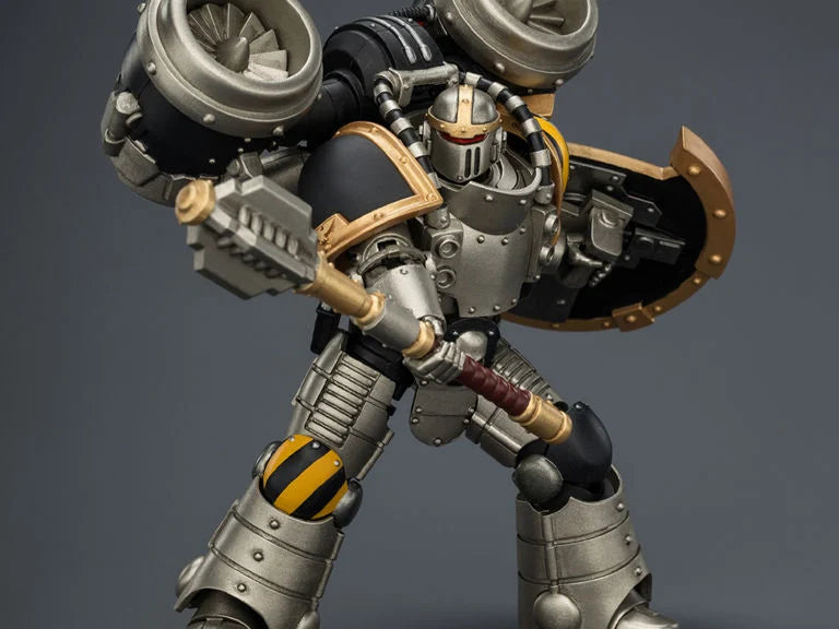 Warhammer The Horus Heresy Iron Warriors MkII Assault Sergeant with Disintegrator Pistol, Power Maul & Combat Shield 1/18 Scale Action Figure