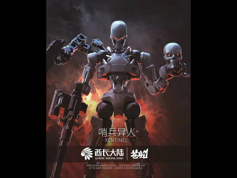 3 Min Project Xentinel (Gray Ver.) 1/18 Scale Model Kit