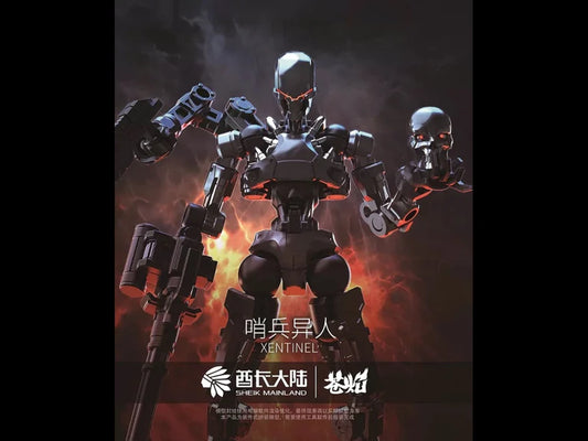 3 Min Project Xentinel (Dark Silver Ver.) 1/18 Scale Model Kit