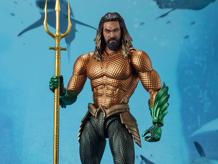 DC Comics Figurine- DC - Aquaman - Figurine S.H. Figuarts 16cm