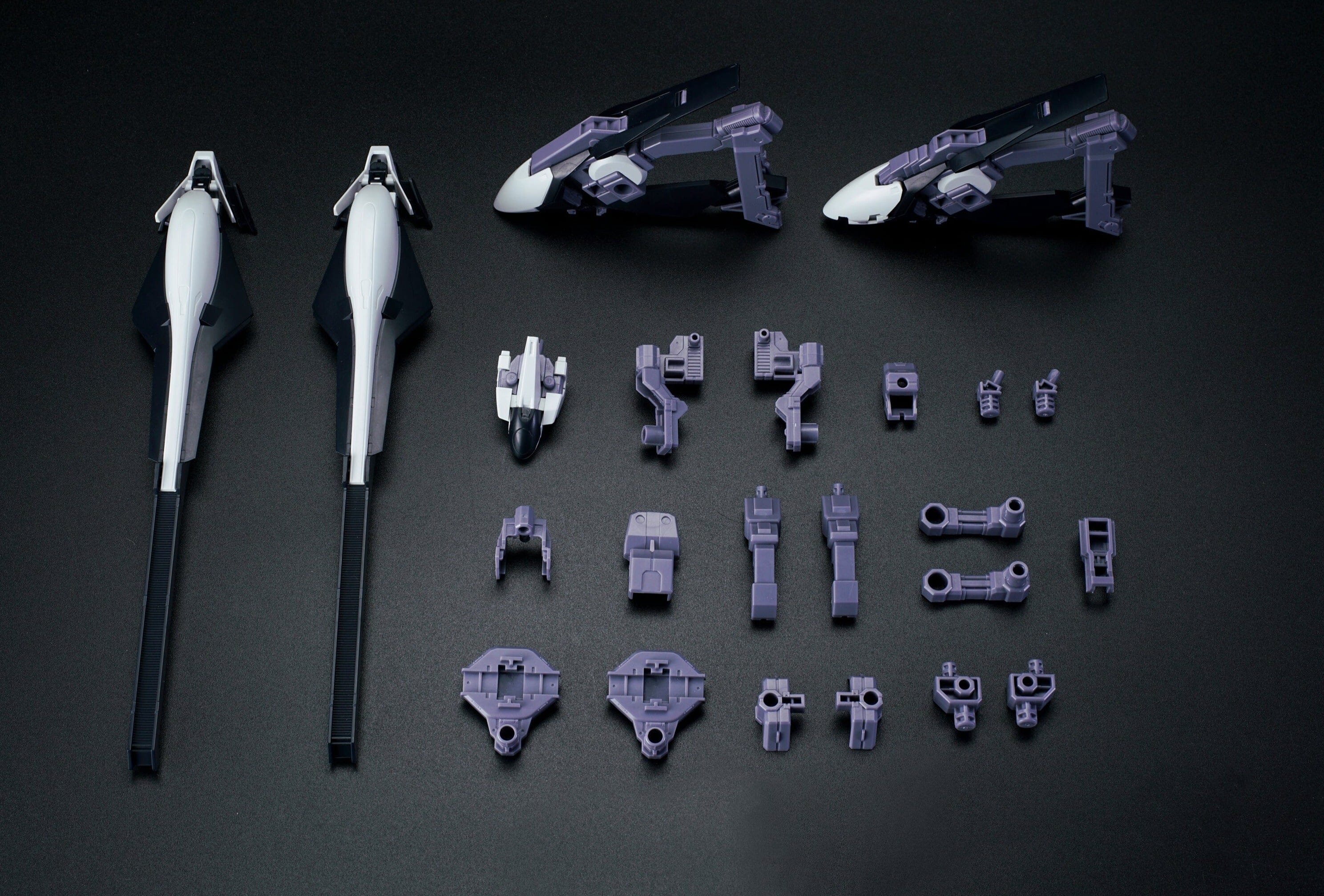Effect Wings Advance of Zeta 1/144 AOZ001B G-Parts Hrududu II Upgrade Kit for Gundam FF-X29A (Black)