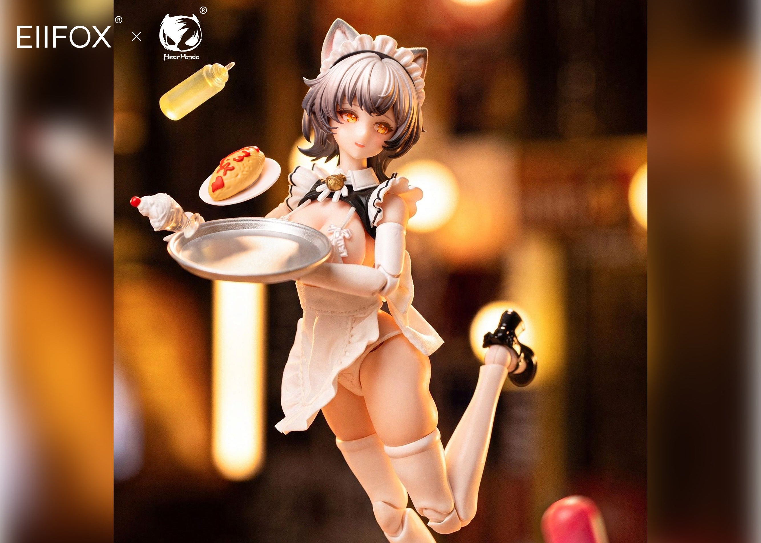 EIIFOX Cat Maid Puding 1/12 Scale Figure
