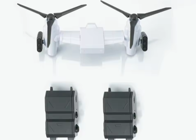 Effects Wings EWHG004C HG 1/144 Helicopter Takeoff Backpack (White)