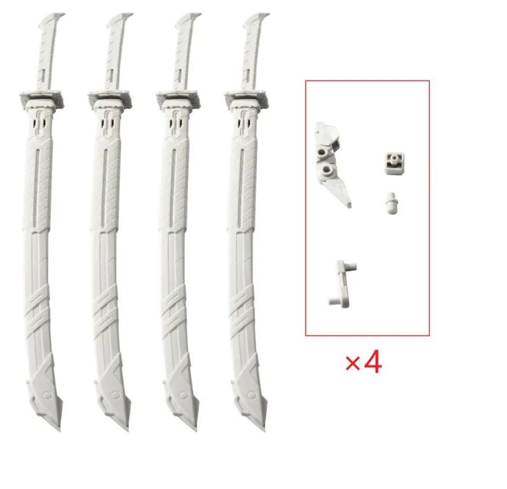 Effect Wings EWMG021C 1/100 Kikuichimonji Upgrade Kit for MG HIRM Sengoku Astray Gundam (Black)