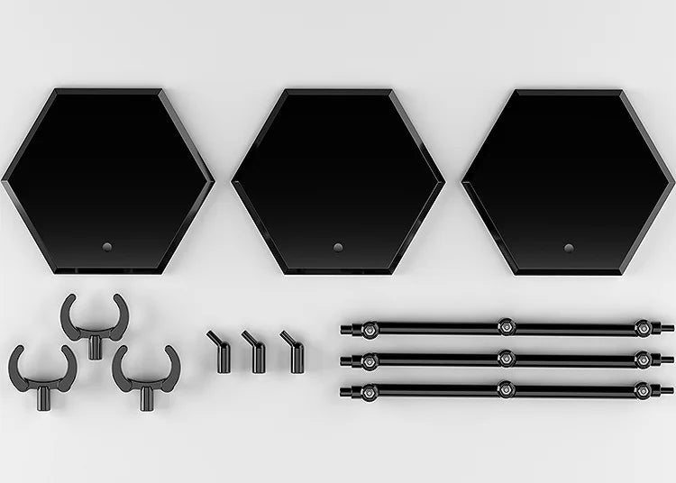 The Simple Stand (Hex Type) Three-Pack (Black)