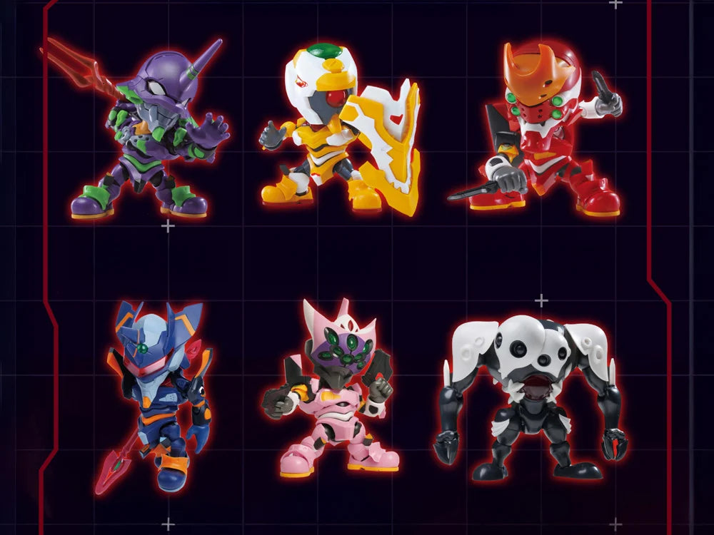 Rebuild of Evangelion Super Movable Assembly Box of 6 Random Figures