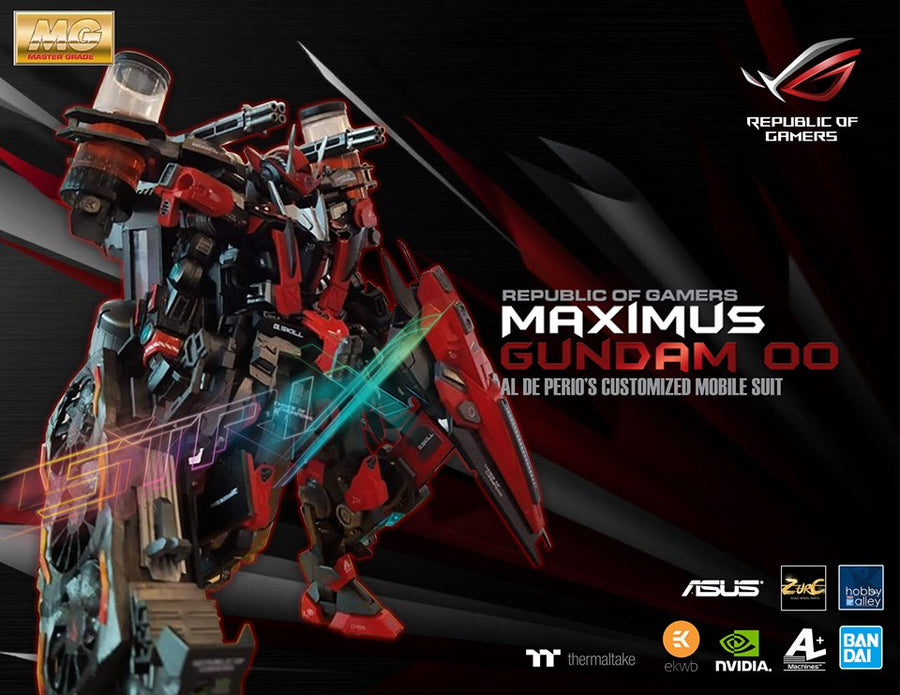 MG 00 Gundam "ROG Maximus" by John Albert De Perio (AL+ Machines)