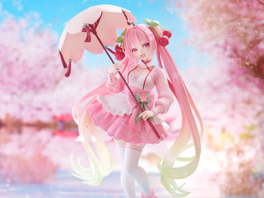 Vocaloid AMP+ Sakura Miku (Sakura Dress Ver.) Figure