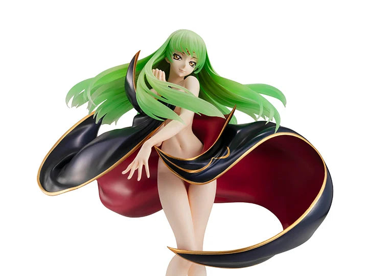 code geass cc red dress Lelouch X CC, dress, code geass, red dress, cc, c2, love, green hair, lelouch, HD wallpaper