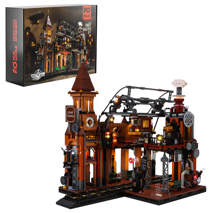 Funwhole F9007 Steampunk Train Station