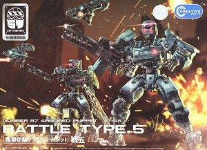 Number 57 Armored Puppet Battle Type.5 1/24 Scale Model Kit