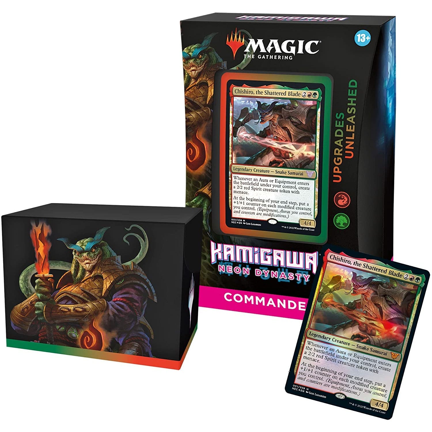 Magic The Gathering MTG Kamigawa Neon Dynasty Commander Deck Upgrades Unleashed