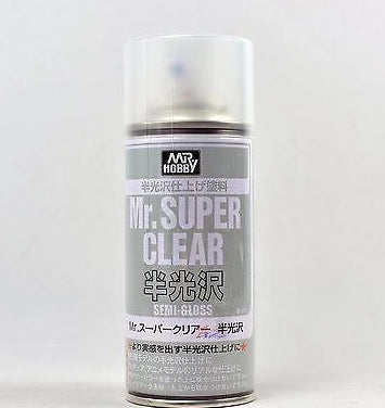 Mr. Super Clear Semi-Gloss Spray B516