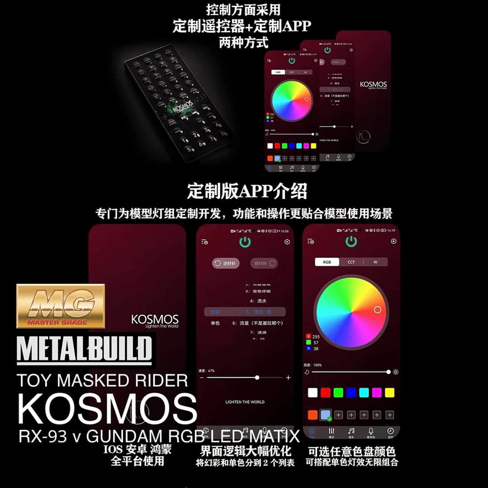 Kosmos LED Funnel Effect for V / Hi-V Gundam