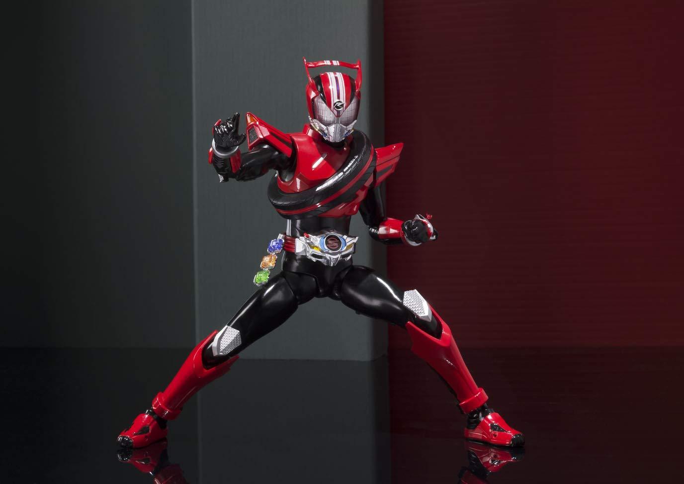 Bandai S.H.Figuarts Masked Rider Drive Type Speed – Kamen Rider Kicks Ver. 20 – Action Figure Con Base Ride Watch - 2