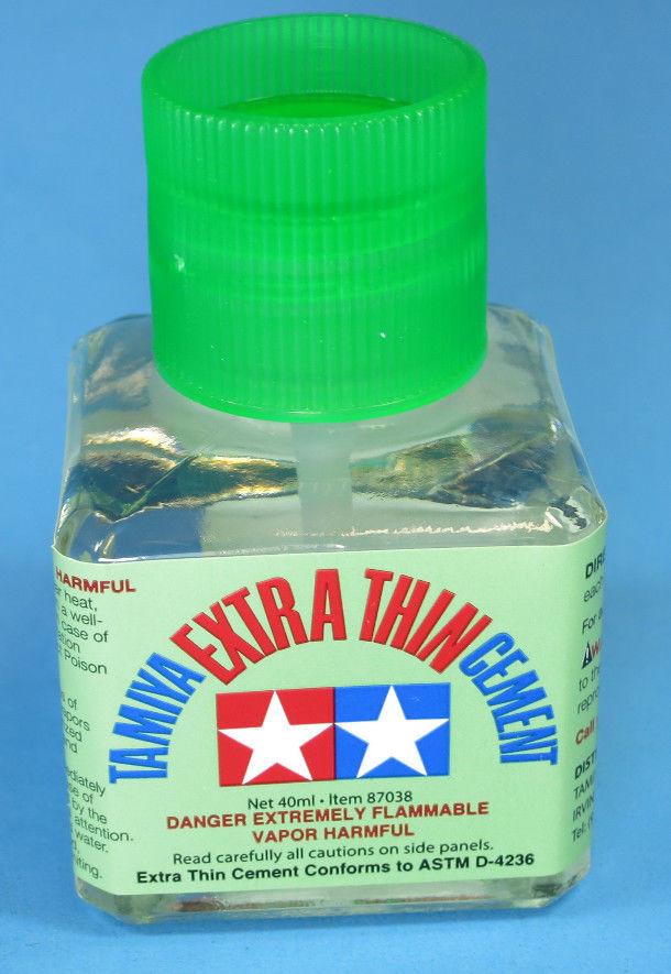 Tamiya 87038 Extra Thin Cement (40ml Bottle) – USA Gundam Store