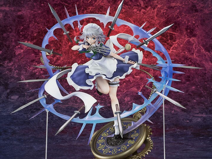 Figurine Izayoi Sakuya – Anime PVC 26cm | Sculpture Détaillée | Collection Ou Décoration