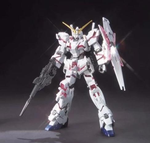 HGUC 1/144 Unicorn Gundam Destroy Mode Titanium Finished