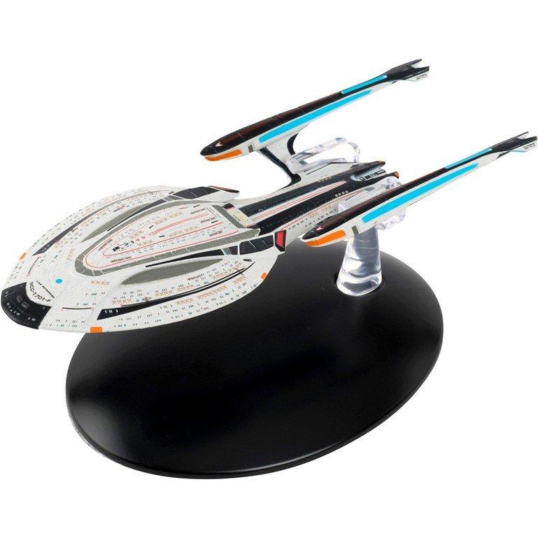 Eaglemoss Star Trek Online USS Enterprise-F 1701-F Refit Odyssey Class With Book