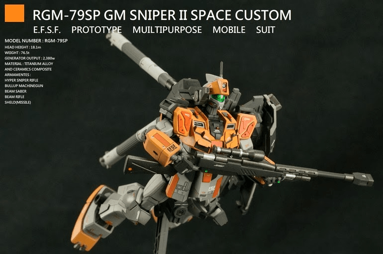 1/144 GM Sniper II Space Custom - Custom Build by Beatla