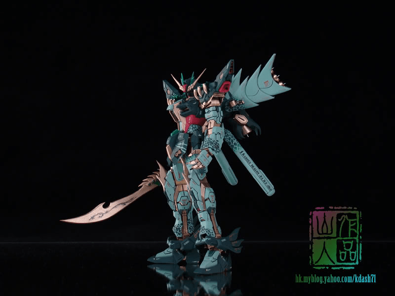 1/100 Strike Noir Gundam 'BLUE DRAGON' - Custom Build by Kdash