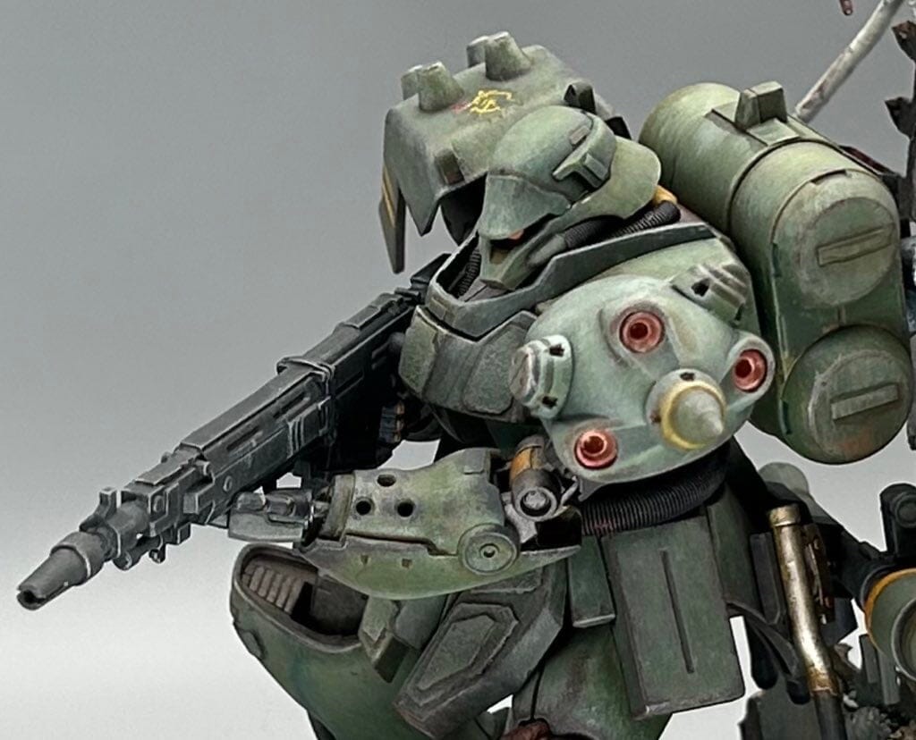 Gunpla Diorama: HGUC Geara Doga Kai By 整備兵A