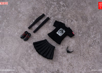 Snail Shell Employee Uniforms (Black) 1/12 Scale Accessory