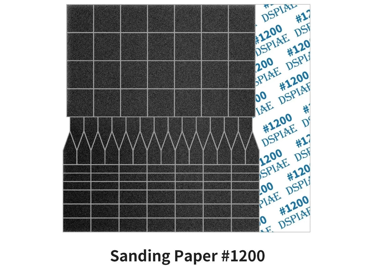 DSPIAE SP-ES12 Sanding Paper for Flat Reciprocating Sanding Head #1200