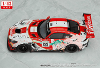 Hatsune Miku GT Project 1/43 Good Smile Hatsune Miku AMG 2017 SPA24H Ver.