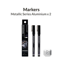 Metallic Series Markers Aluminium (Set of 2)