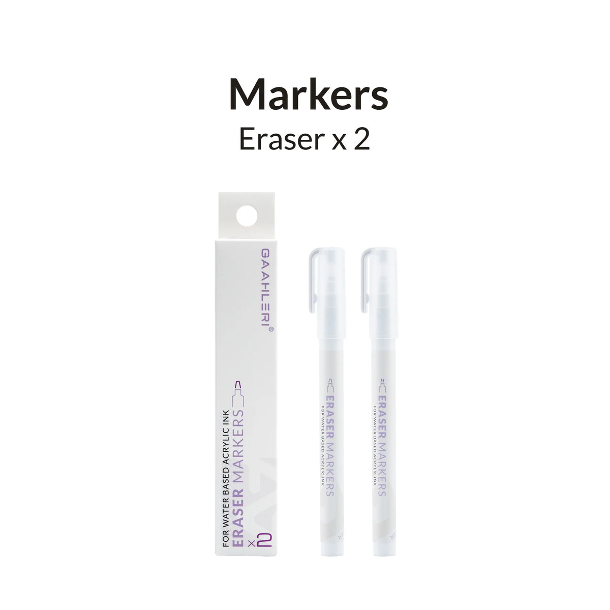 Metallic Series Markers Eraser (Set of 2)
