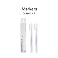Metallic Series Markers Eraser (Set of 2)
